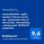 Philippa - Luxurious Five-room - Idyllic Location - First Row To The Sea - Spectacular View Of The Sea Bay - Unforgettable Sunsets - 15 Minutes From Supetar Ferry Port - Free Parking - Private Heated Pool *